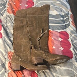 Dolce Vita Brown Suede Knee-High Boots 6.5
